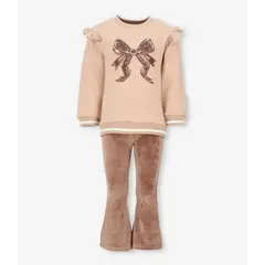 LIMONADA - Conjunto niña abrigado L112222619 beige