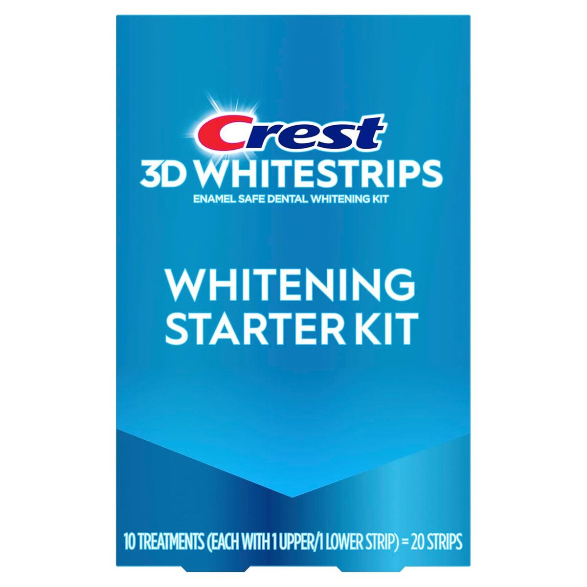 CREST - Kit Blanqueador Dental Crest 3D Whitestrips Seguro para Esmalte
