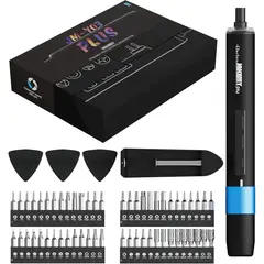 JAKEMY - Kit Destornillador Eléctrico CY03 61 en 1 Recargable