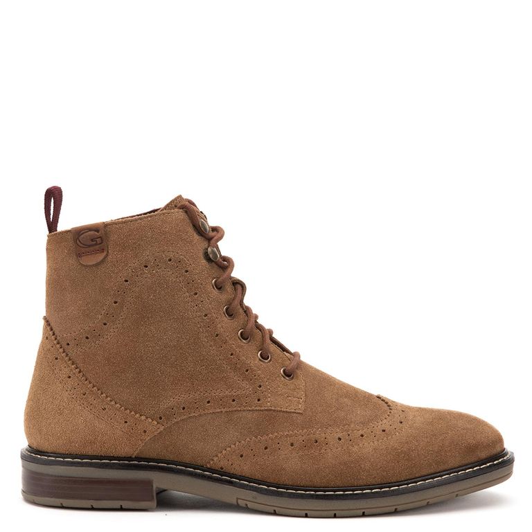 Botin de cuero hombre taupe Casper 0036249