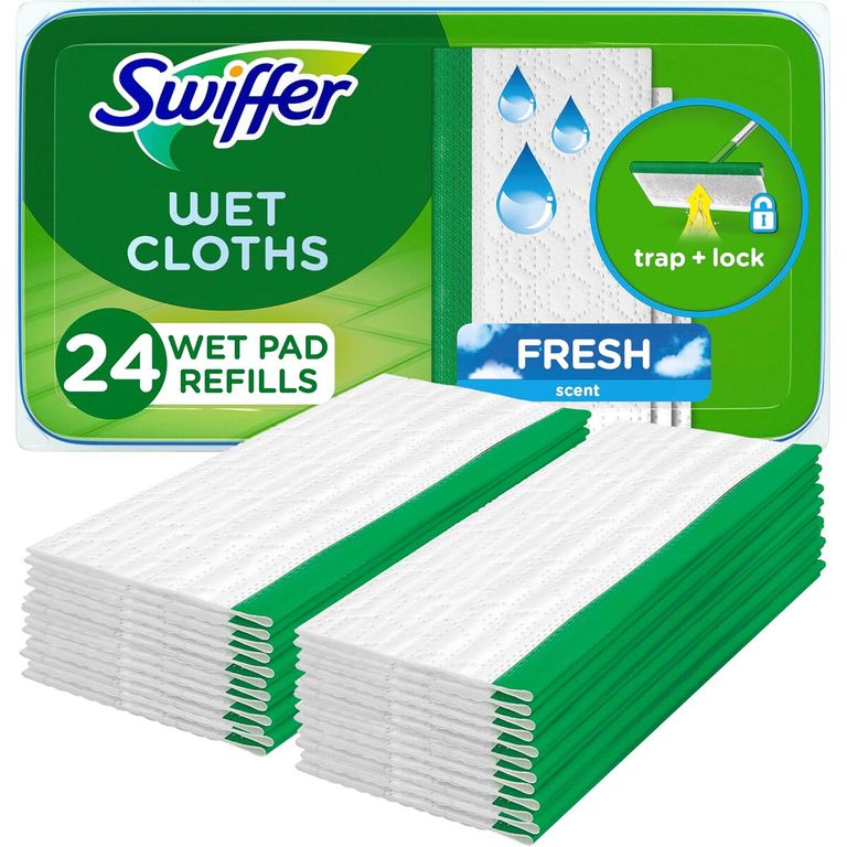 SWIFFER Recarga Paños Haamedos 24 Unidades para Pisos