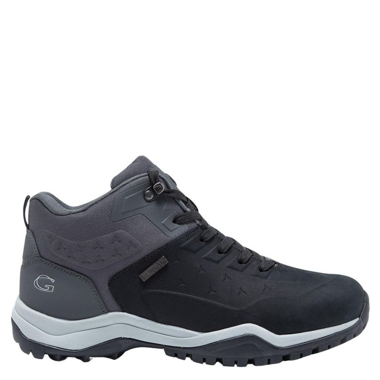 Botín Outdoor de cuero hombre negro Conguillio 0035441