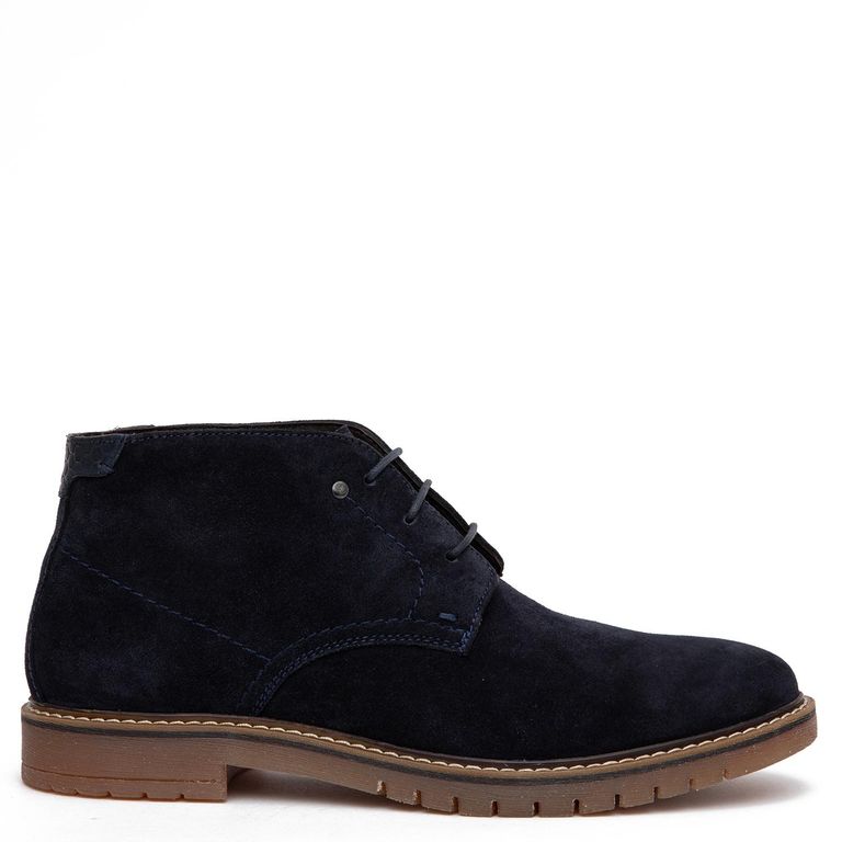 Botin de cuero hombre marino Albany