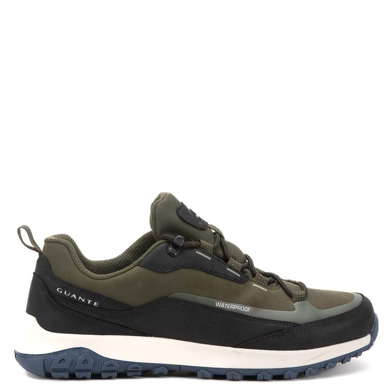Zapatilla Outdoor de cuero hombre verde Llay-Llay