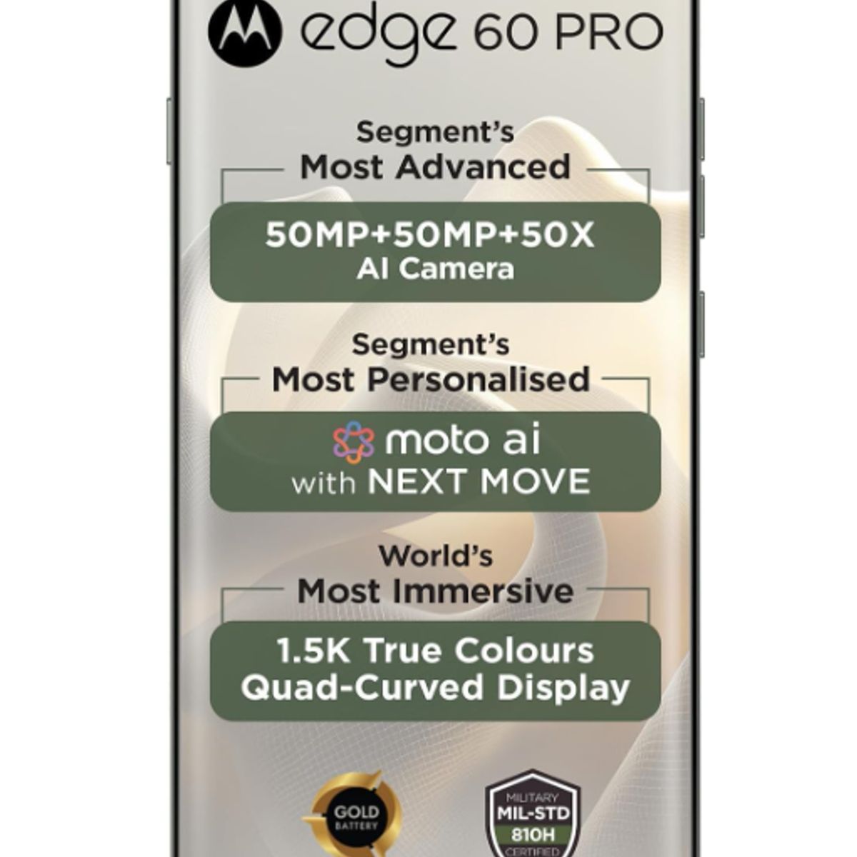 MOTOROLA - Moto Edge 60 Pro 5G Dual Sim 12GB 512GB