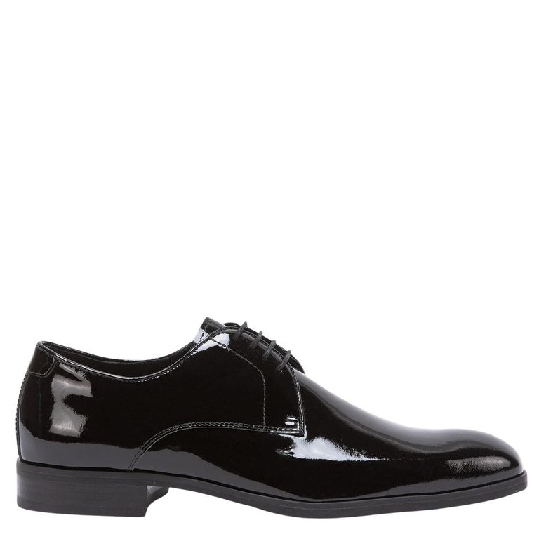 Zapato de cuero hombre negro Perugia