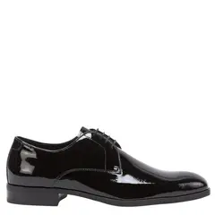 GUANTE - Zapato de cuero hombre negro Perugia
