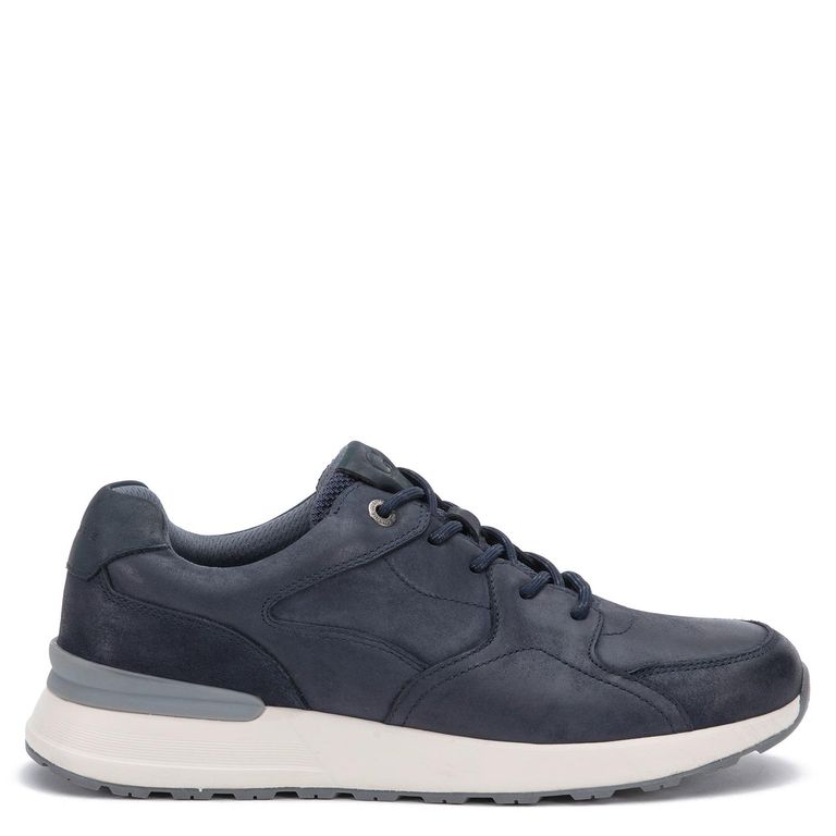 Zapatilla de cuero hombre marino Kioto 0036161
