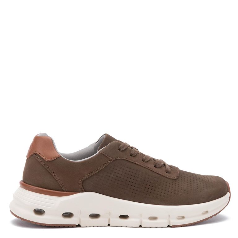 Zapato de cuero hombre taupe Damasco 0036142
