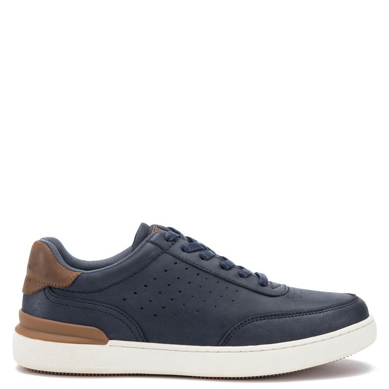 Zapatilla de cuero hombre marino Noto 0036215