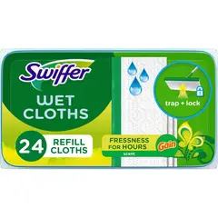 SWIFFER - Paños Haamedos Repuesto Mop 24 Unidades Aroma Gain