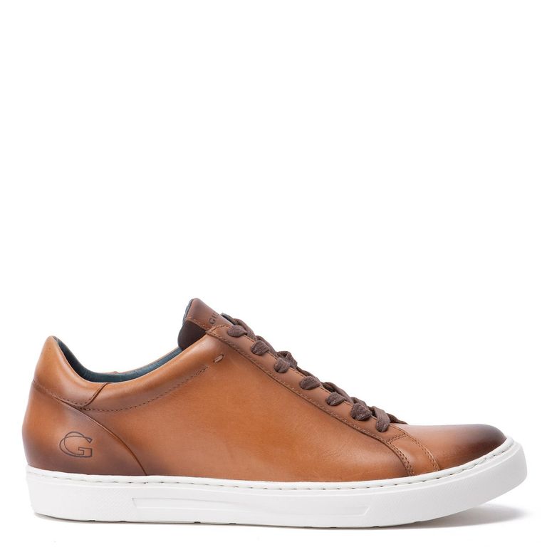 Zapatilla de cuero hombre camel Tokio