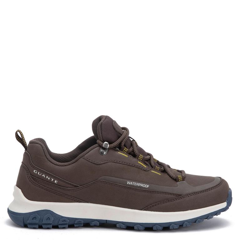 Zapatilla Outdoor de cuero hombre chocolate Llay-Llay 0036274