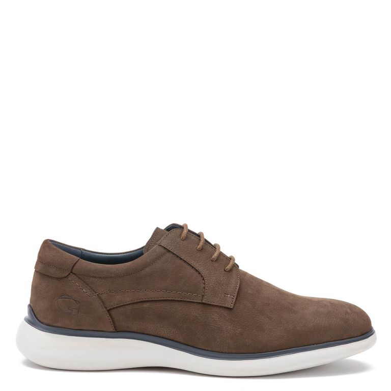 Zapato de cuero hombre café Fez