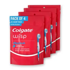 COLGATE - Cepillo Dental Desechable Max Fresh Wisp Mini Peppermint