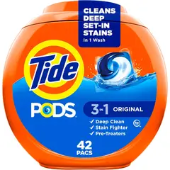 TIDE - Detergente en Cápsulas PODS 3en1 Quitamanchas 42 Unidades