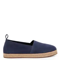 GUANTE - Alpargata de cuero hombre azul Sicilia