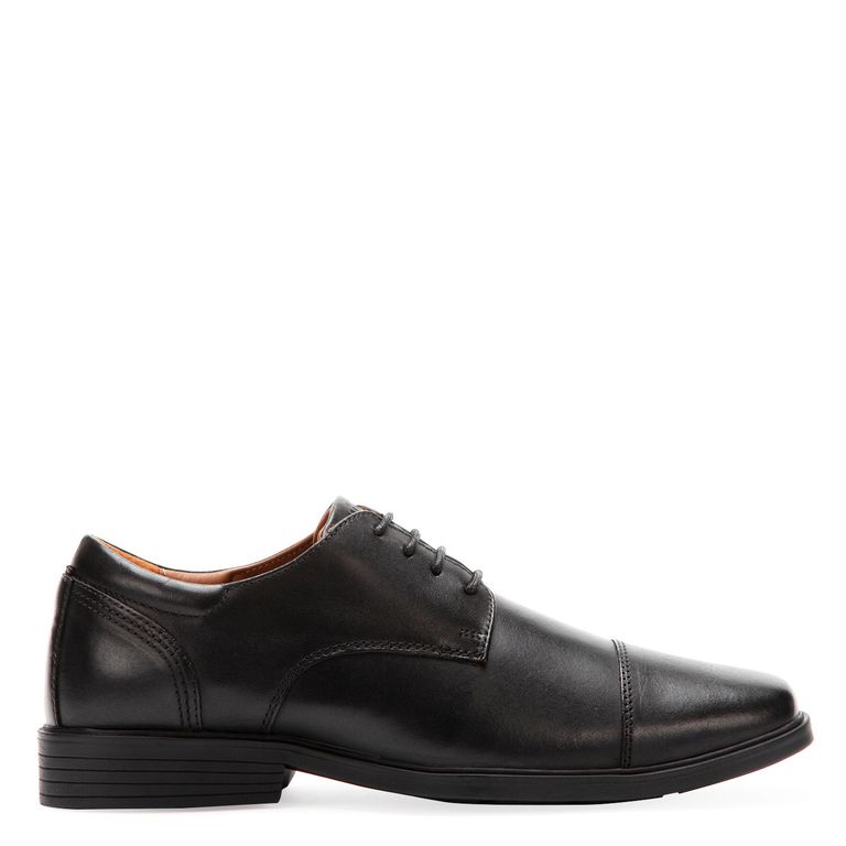 Zapato de cuero hombre negro Liguria 0035590