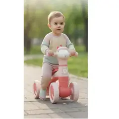 GENERICO - Correpasillo Aprendizaje Infantil Luces Y Sonido Andador Rosa