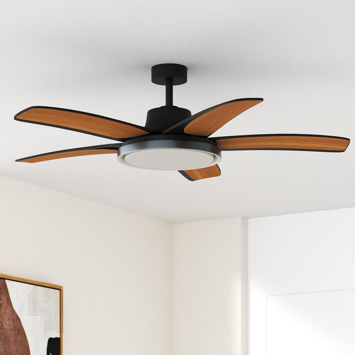 GENERICO - Ventilador de techo inteligente DREO 52 pulg con luz LED RGB