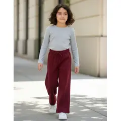 AGW - Pantalon Palazzo Buzo Niña Recto Algodón Nacional