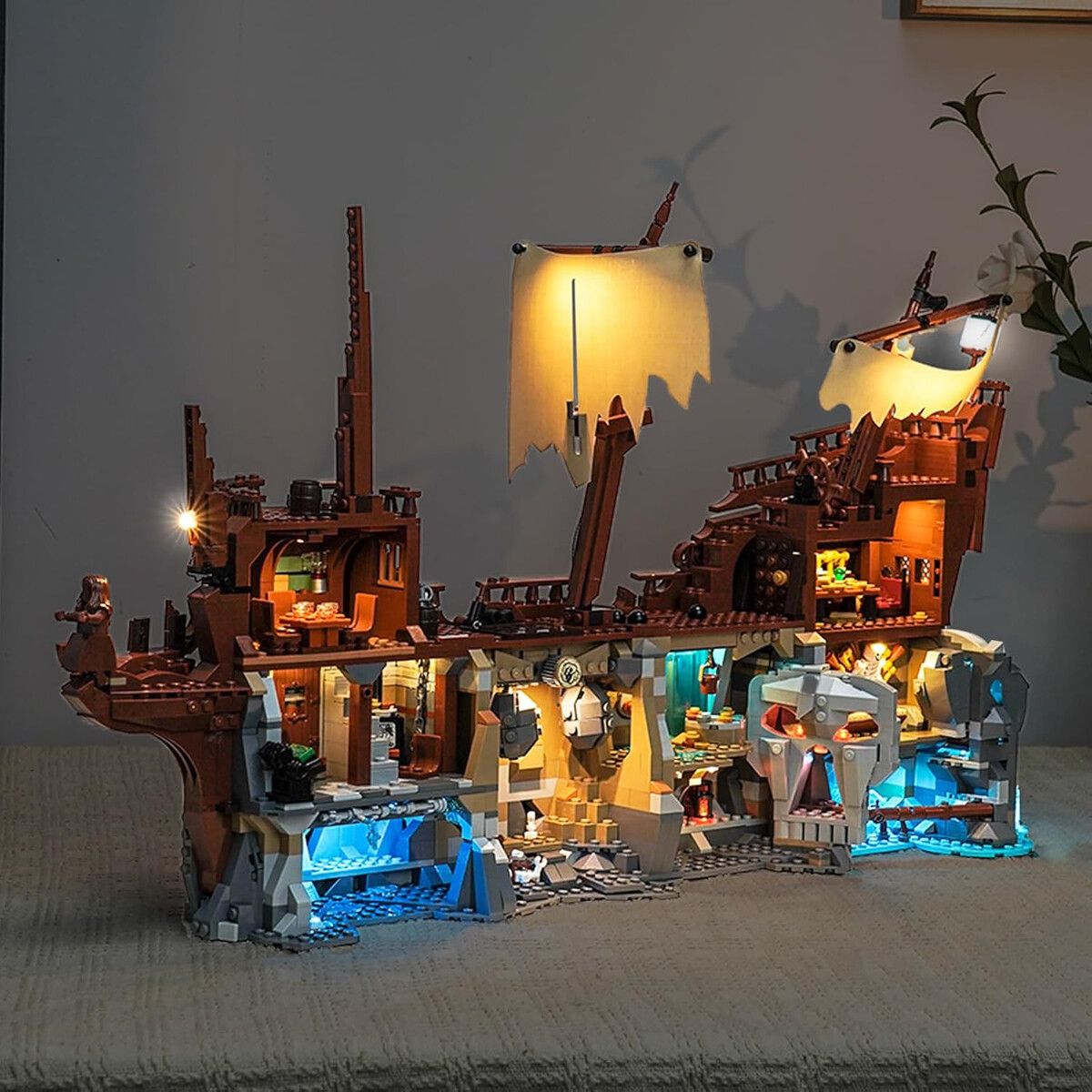 GENERICO - Kit de Iluminación LED Brickshining para Lego Ideas Goonies 21363