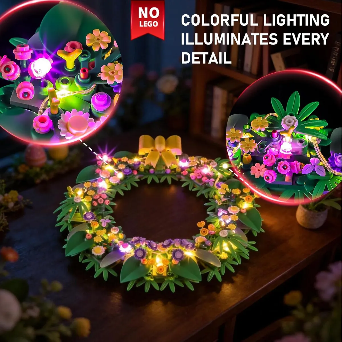 GENERICO - Kit de Luz BRIKSMAX 2.0 Compatible con Lego Spring Wreath