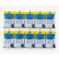BEAR CLEAN - Pack de 10 Esponjas de Baño Para Bebé