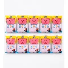 BEAR CLEAN - Pack de 10 Esponjas de Baño Para Bebé