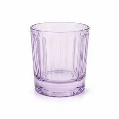 CRISTAR - Set 6 Vasos Bajos Vidrio Colores 341ml Galata