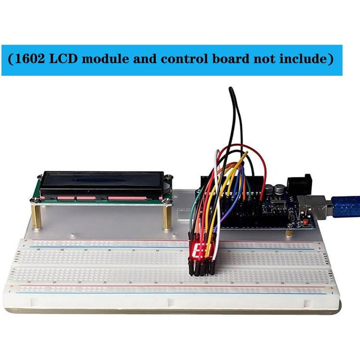 GENERICO - Kit Componentes Electrónicos MOGAOPI 675p Breadboard USB PIR