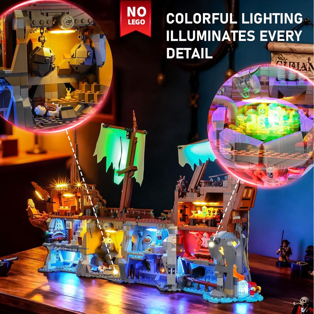 GENERICO - Kit de Luces BRIKSMAX 2.0 para LEGO 21363 Goonies