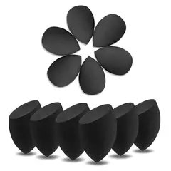 GENERICO - Esponjas de Maquillaje Wiko 12 unidades Negras Sin Laatex