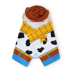 DISNEY - Toalla Infantil con Capucha Toy Story Woody 56x130 cm