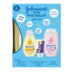 BEBE - Set Johnsons First Touch para Bebé Cuidado de Piel y Baño