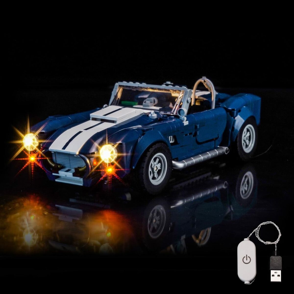 GENERICO - Kit de Luz LED BrickBling para Lego Shelby Cobra 427 SC