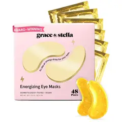 GRACE - Mascarilla para Ojos Stella Oro Hidratante 48 Pares