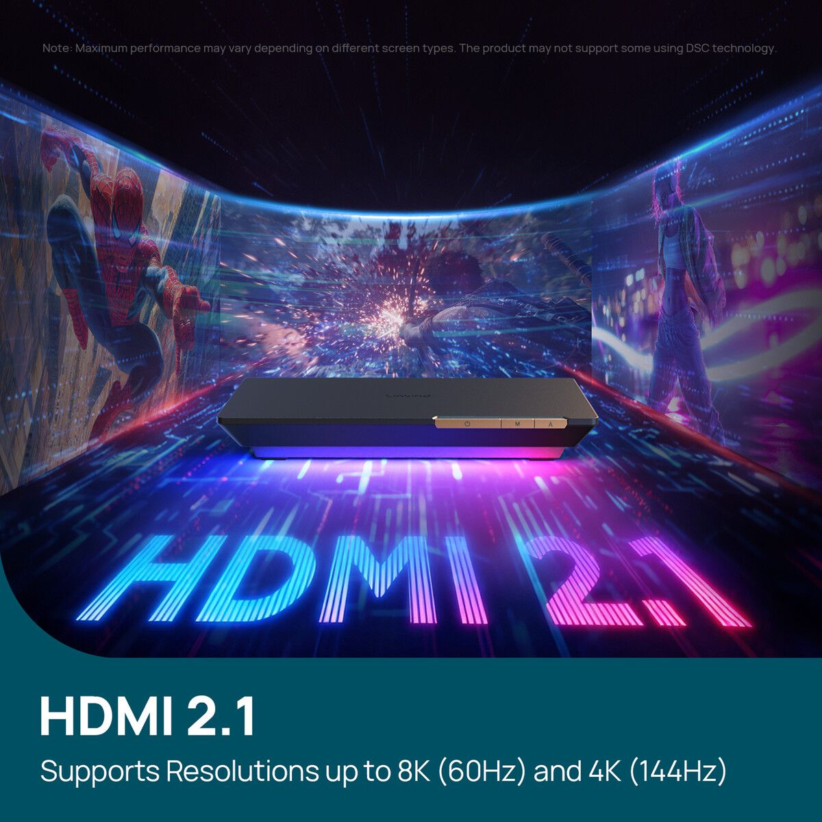 GENERICO - Luz LED Linkind ET8C Backlight TV 20 pies HDMI 2.1 Sync