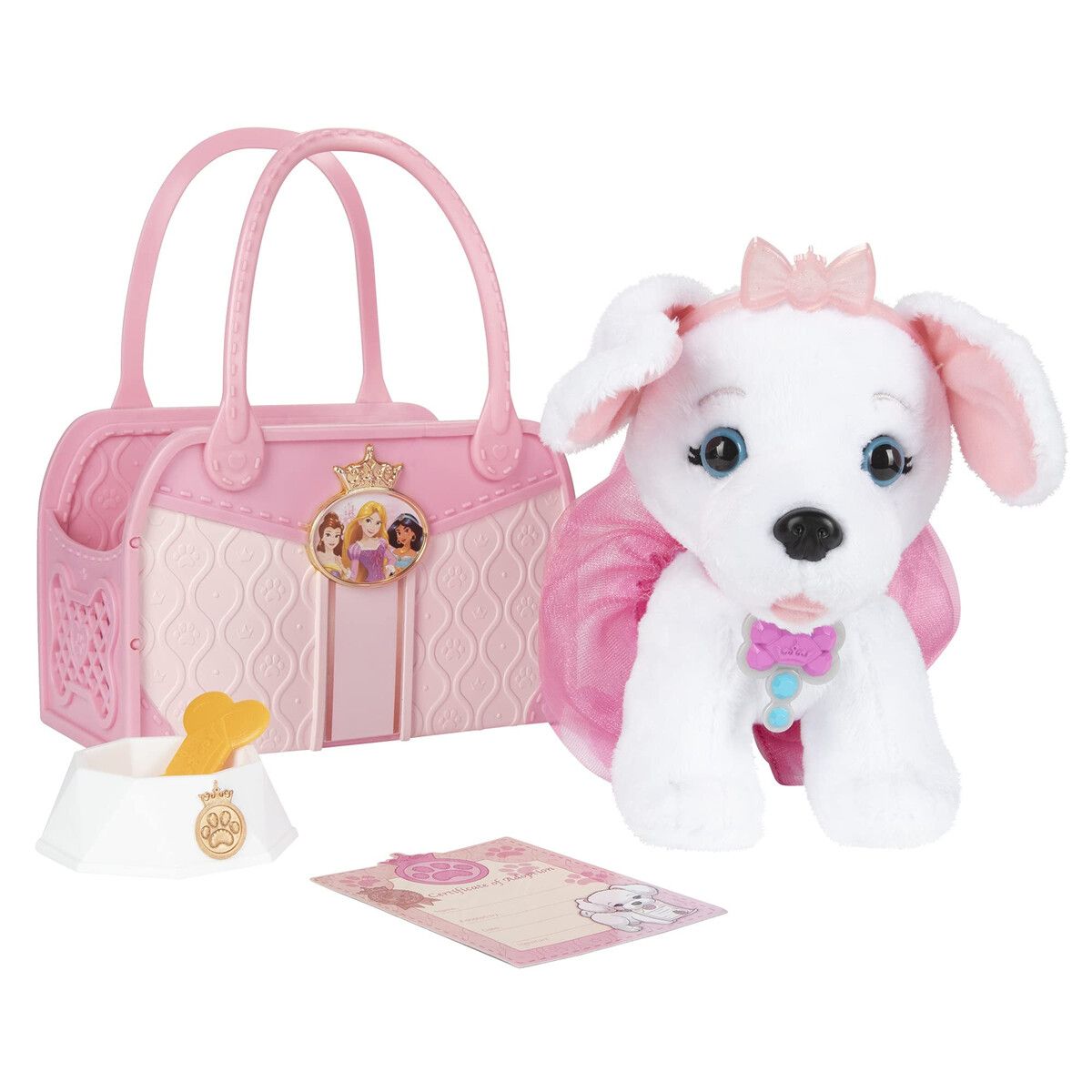 DISNEY - Peluche Disney Style Collection Perrito Mini 8cm Rosa UltraSoft