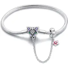 GENERICO - Pulsera Charm LIGHTDOG Plata 925 para Pandora