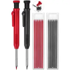 CARPINTERO - Lápiz MECHEER Pack 2 Punta 2.8mm 12 Recambios