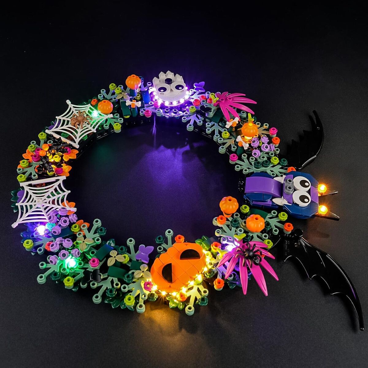 GENERICO - Kit de Luz LED YEABRICKS para Lego 40825 Guirnalda Halloween USB