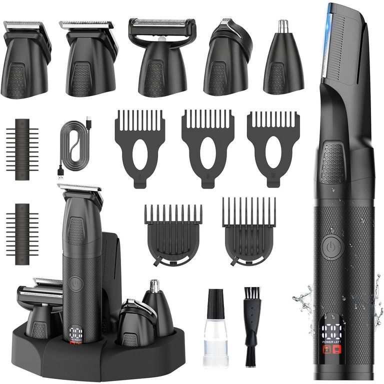 GENERICO Recortador Barba Manscape 6en1 USBC IPX6 1200mAh