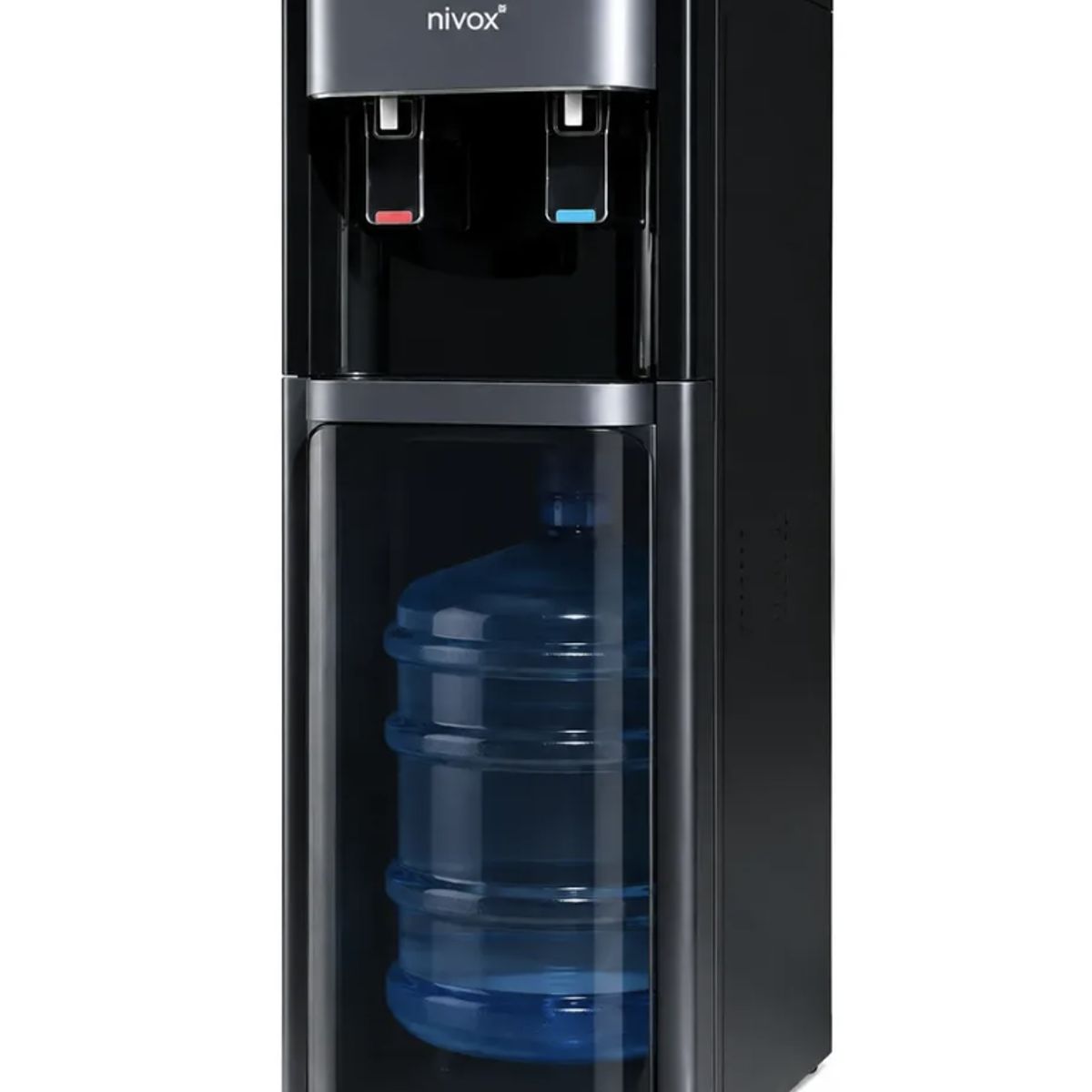 DALI - Dispensador De Agua Frío Caliente Bidon inferior oculto de 20 litros negro