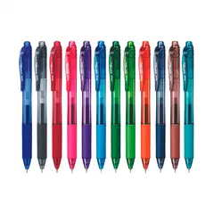 PENTEL - Set 12 Lápiz Ener gel X Retráctil 0.5mm