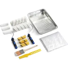 KP - Set Rodillos Pintura 9in 4in Bandeja Metal