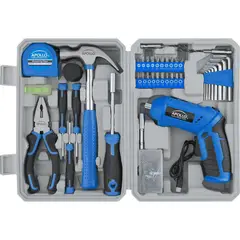 APOLLO - Set Herramientas 81 Piezas 3.6V LiIon Atornillador