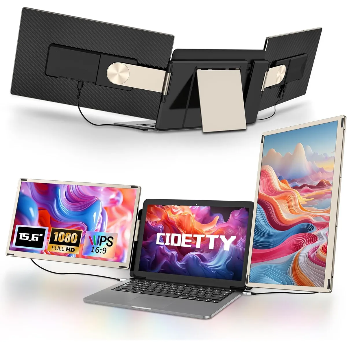 GENERICO - Extensor de Pantalla Portátil CIDETTY S6 15.6 FHD IPS