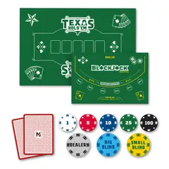TEXAS - Juego Poker MinnARK Holdem 207 Piezas Fichas 200