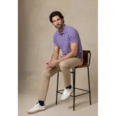 FEROUCH - Polo Piqué Violet Fw26